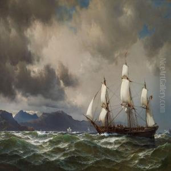 Turkish Ships Off The Turkish Coast - view 1