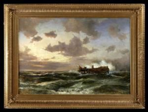Ship Wreck by Anton Melbye
