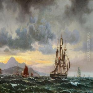 An English Three-masted Frigate