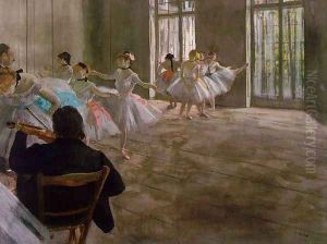 violin by Edgar Degas