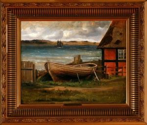 Coastal Scenery From Aalsgaarde Village, Denmark