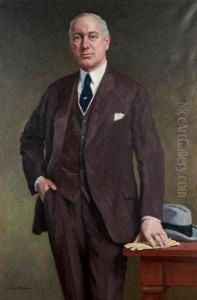 Portrait Of Walter J. Hayes by Gari Julius Melchers