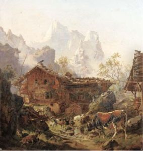 Milking Time In The Mountains Milking Time In The Mountains