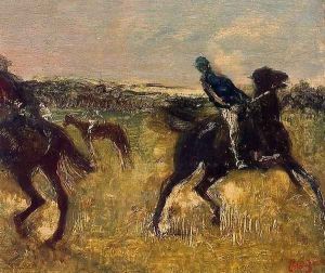Jockeys 2 2 by Edgar Degas