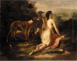 Diana The Huntress by Joseph Urbain Melin