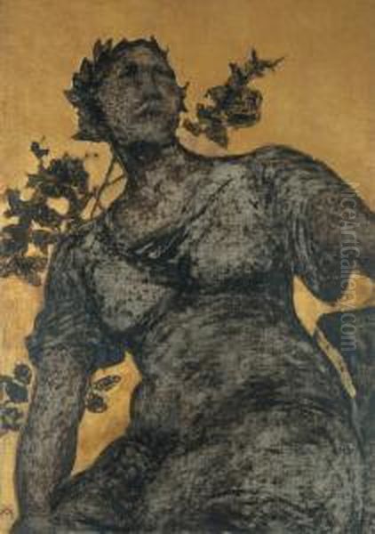 Vrouw Met Lauwerkrans - view 1