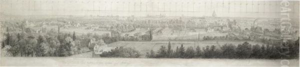A View Of Paris Looking Eastwards From The Hill Of Chaillot - view 1