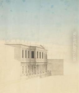 Une Vue Du Pavillon De La Sultane Hadige A Defterdar Bournou