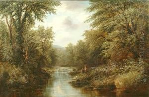 View On The River Wharfe, Below Ben Rhydding, Nr. Ilkley, Yorkshire