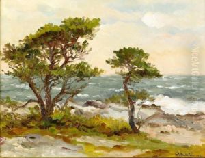Tallar Vid Havet - Toro Stenstrand by Rolf Mellstrom