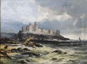 Dunstanburgh Castle, Coast Of Northumberland, England by Andrew Melrose