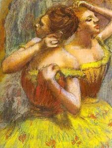 Two Dancers.(Deux danseuse) by Edgar Degas