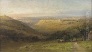 Landscape With View Of Jerusalem Landscape With View Of Jerusalem
