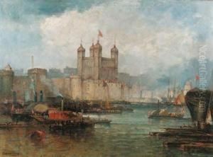 The Tower Of London From The Thames