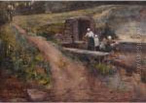 Washerwomen At Grez