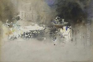 Street Scene, Paris by Arthur Melville