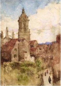 A Spanish Village by Arthur Melville