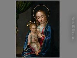 Madonna Lactans by (manner of) Memling, Hans