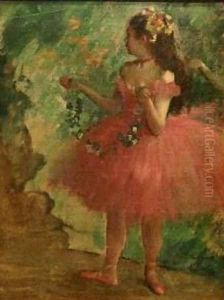Dancer in Pink by Edgar Degas