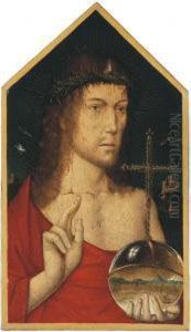 Le Christ Salvator Mundi by (manner of) Memling, Hans