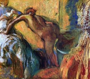 After the Bath 1895-1898 by Edgar Degas