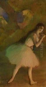 Ballet Dancer on Stage by Edgar Degas