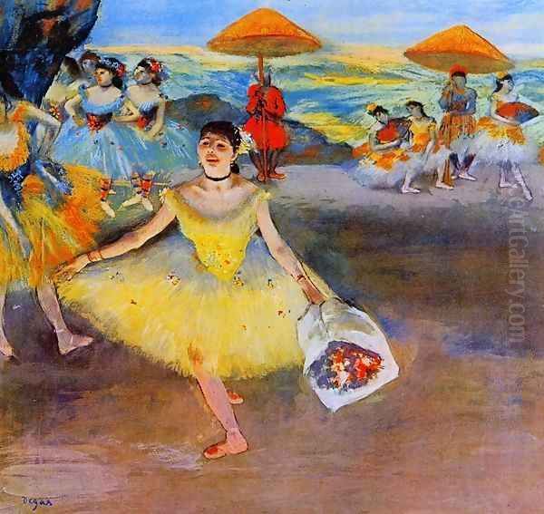Dancer with a Bouquet Bowing 1877 - view 1