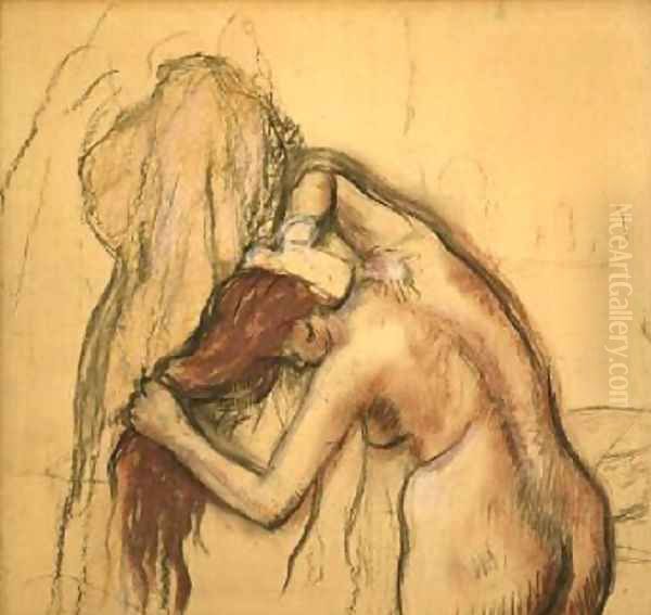 Woman Drying Herself 1905 - view 1