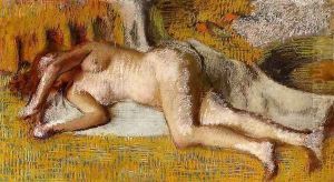After the Bath 2 1885 by Edgar Degas