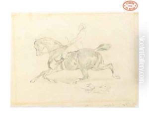 Cavalier 2 by Edgar Degas