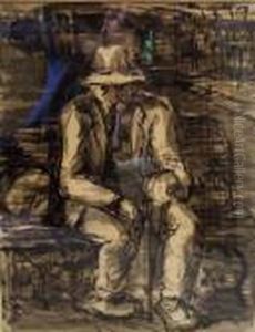 Hommage Aux Combattants Martyrs Du Ghetto De Varsovie by Maurice Mendjisky