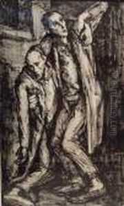 Hommage Aux Combattants Martyrs Du Ghetto De Varsovie by Maurice Mendjisky