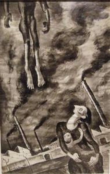 Hommage Aux Combattants Martyrs
Du Ghetto De Varsovie Dessin D'une Suite De 23 Dessins Originaux - view 1