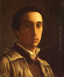 Self portrait possibly 1854 by Edgar Degas