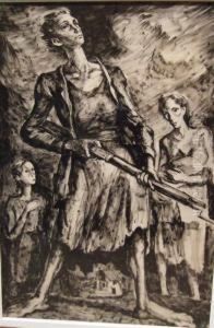 Hommage Aux Combattants Martyrs Du Ghetto De Varsovie by Maurice Mendjisky