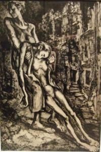 Hommage Aux Combattants Martyrs Du Ghetto De Varsovie by Maurice Mendjisky