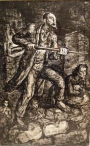 Hommage Aux Combattants Martyrs Du Ghetto De Varsovie by Maurice Mendjisky