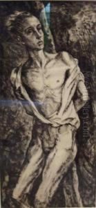 Hommage Aux Combattants Martyrs Du Ghetto De Varsovie by Maurice Mendjisky