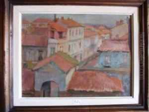 Entree De Village by Maurice Mendjisky