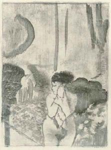 The Earring (La Boucle d'oreille) by Edgar Degas