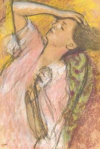 La coiffure by Edgar Degas