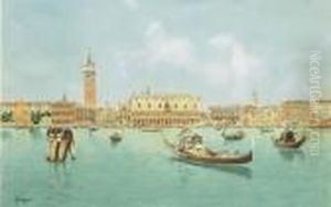 Venezia, Il Bacino Di San Marco by Carlo Menegazzi