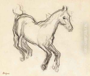 Cheval galopant by Edgar Degas