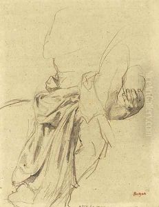 Etude de draperie by Edgar Degas