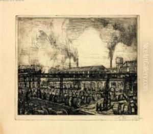 Piazzale Dello Stabilimento by Francesco Mennyey