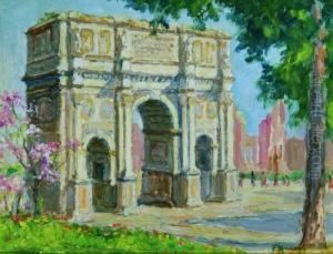 L'arco Di Tito A Roma