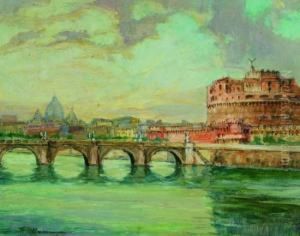 Castel Sant'angelo by Francesco Mennyey