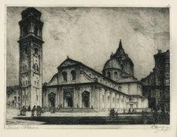 "torino - Il Duomo" 1941 - view 1