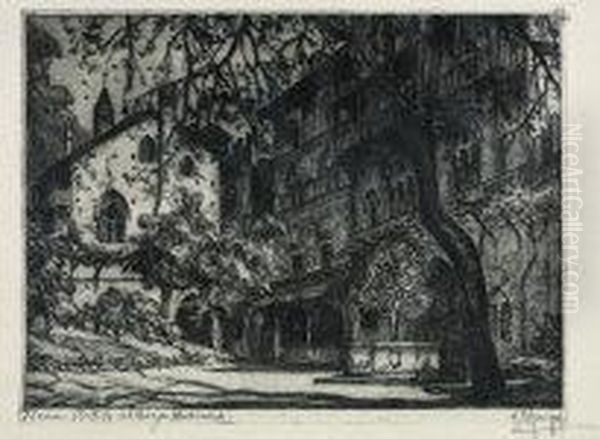 Torino - Cortile Del Borgo Medioevale - view 1