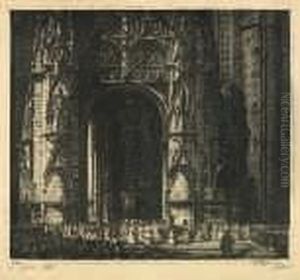 S.te Cecile En Albi by Francesco Mennyey